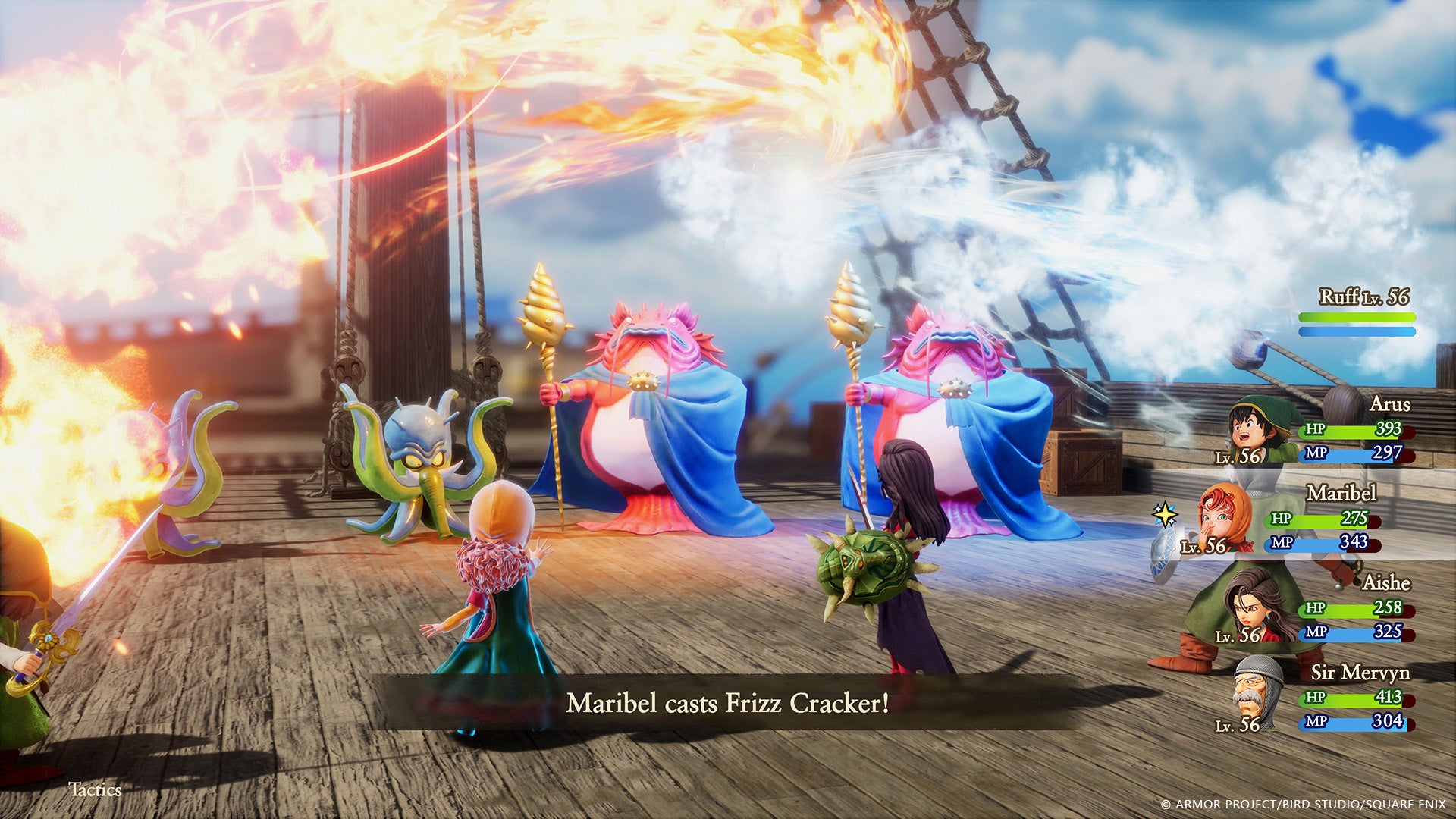 Maribel casting spell
