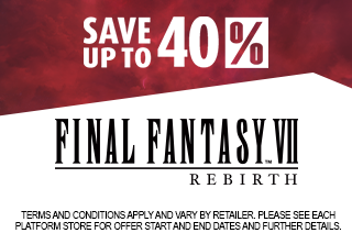 Final Fantasy 7 Rebirth Save Up to 40%