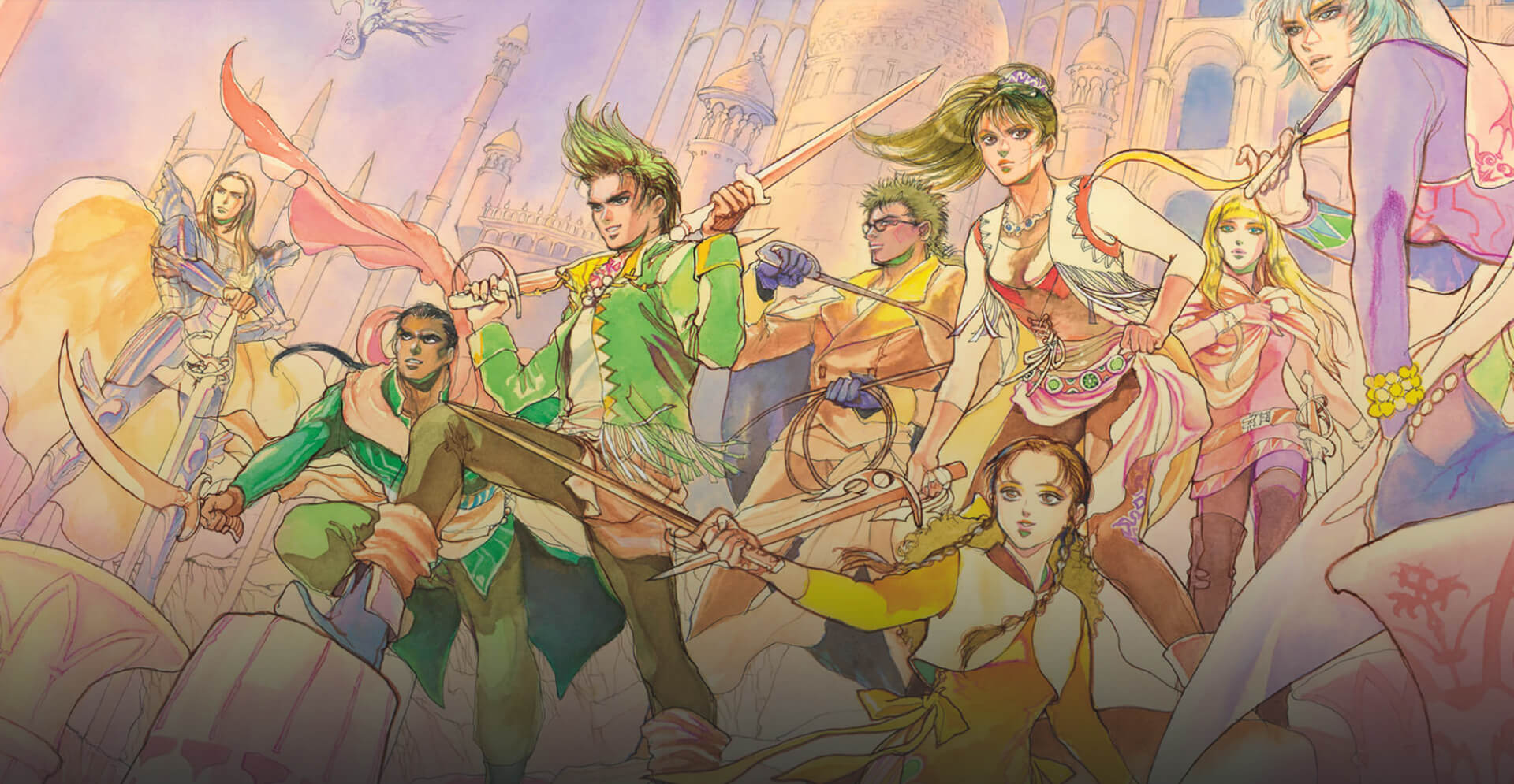 Romancing SaGa 3 Keyart