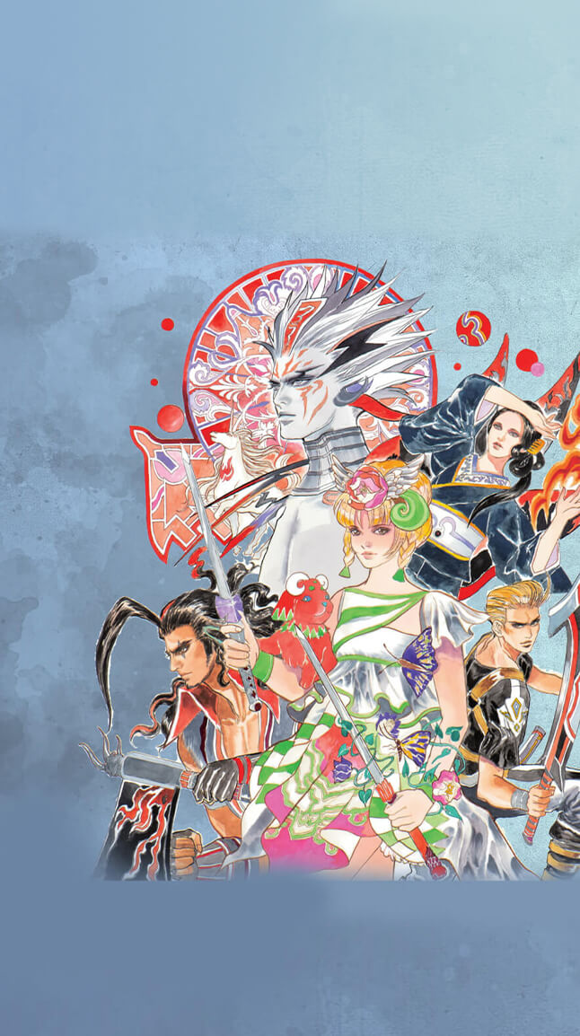 SaGa Scarlet Grace Ambitions Keyart