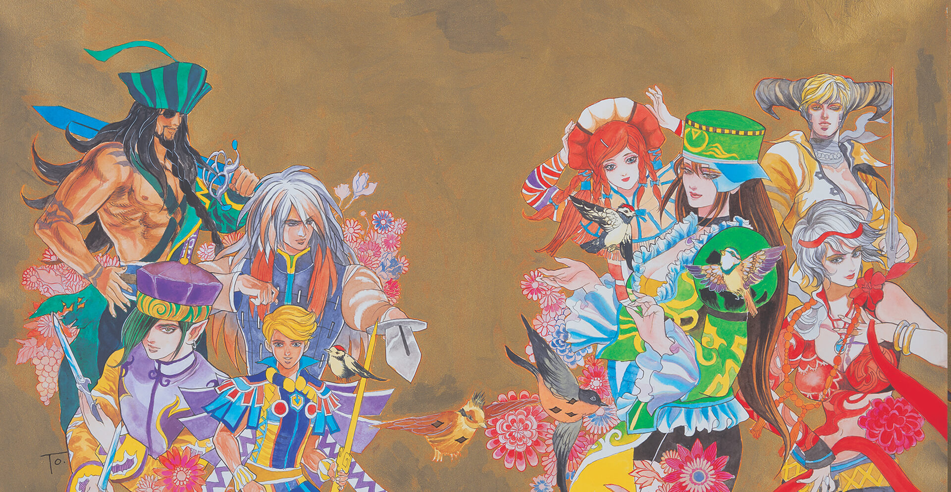 Romancing Saga Minstrel Song Remastered Keyart