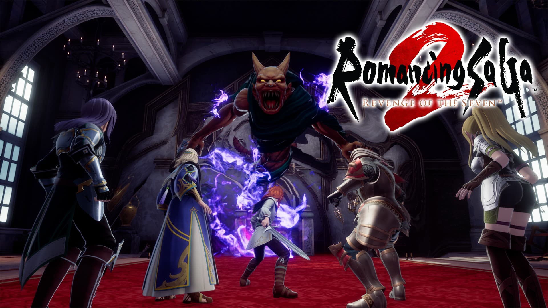 A monster surrounded in purple aura getting ready to fight the emperor